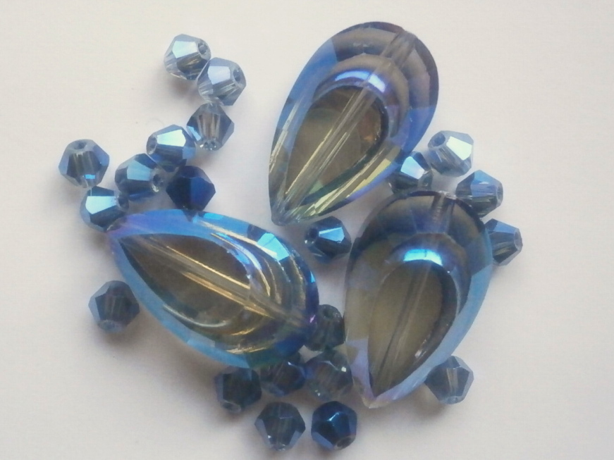 ガラスビーズ★ドロップ★タイプ C★モリオン系★d拍卖