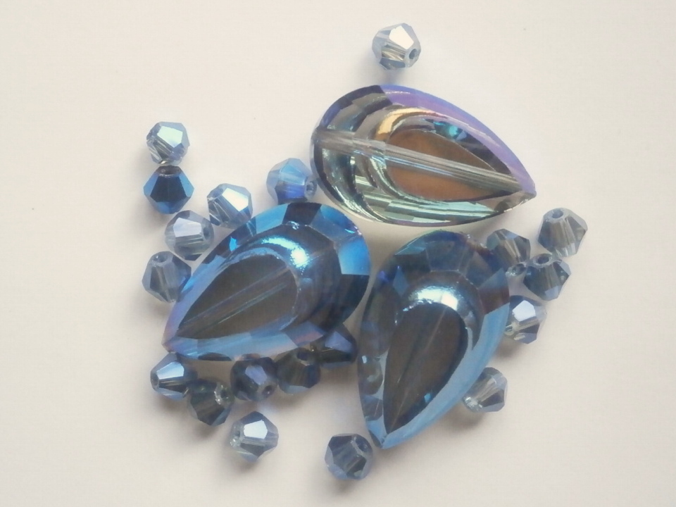 ガラスビーズ★ドロップ★タイプ C★モリオン系★f拍卖