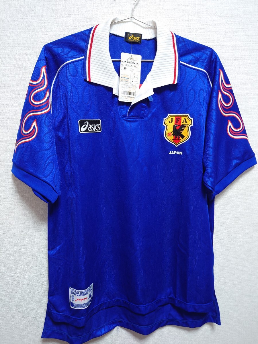 未使用 asics 1998 フランスW杯 日本代表 炎 ユニフォーム Japan National Team拍卖