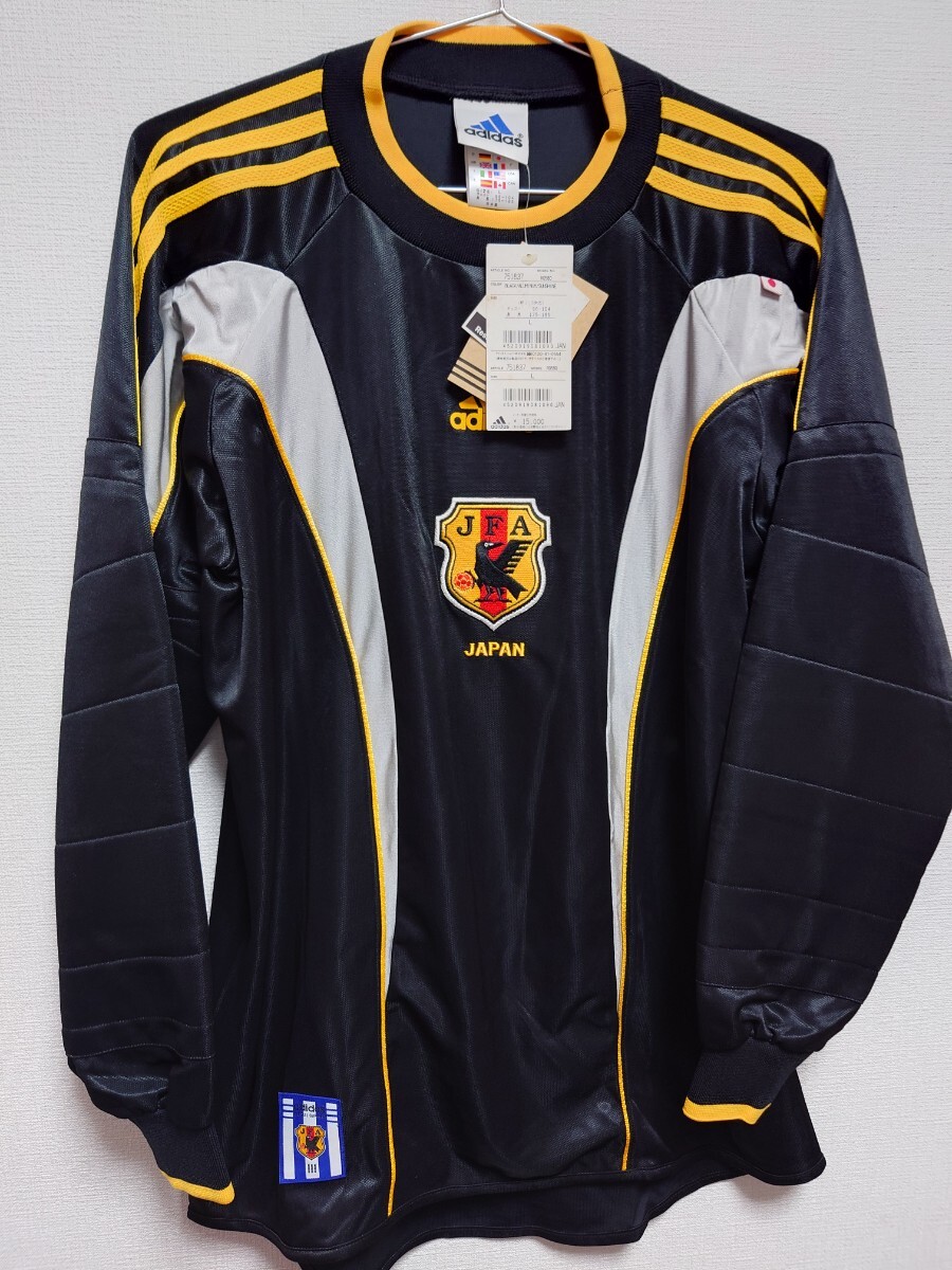 未使用 adidas 1999 日本代表 キーパー ユニフォーム GK Japan National Team Goalkeeper拍卖