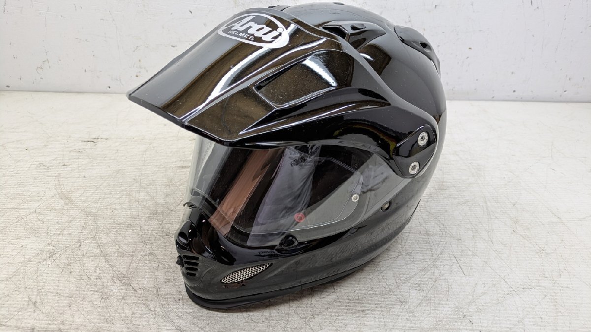 アライ ヘルメット TOUR-CROSS3 ツアークロス3 グラスブラック Mサイズ (キズあり)拍卖