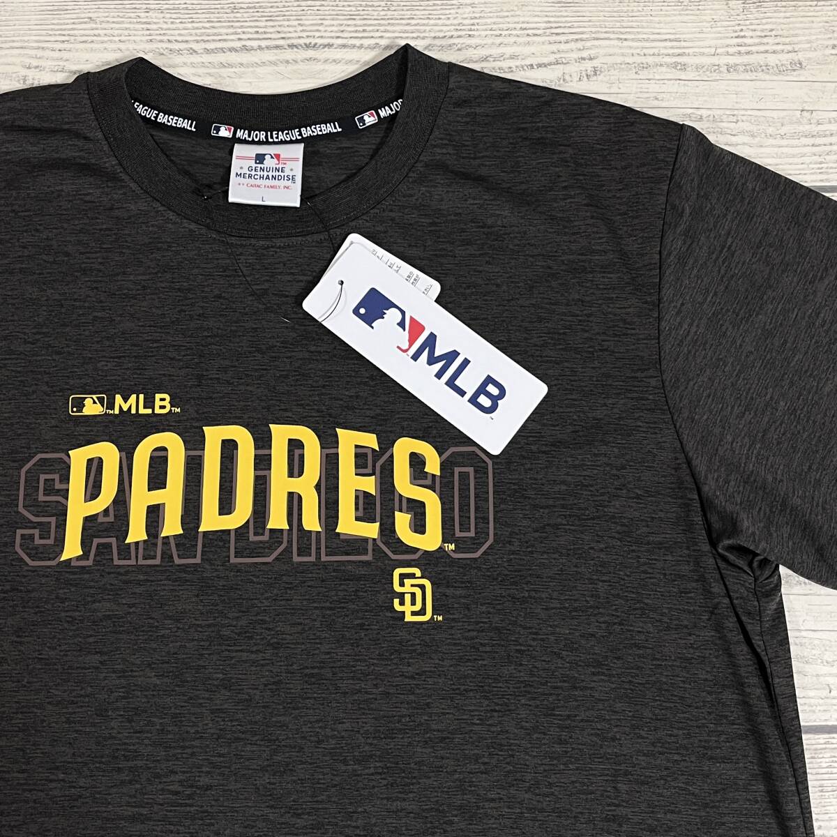 ★ PADRES ( パドレス ) ★ メッシュTシャツ Lサイズ 茶色 MLB サンディエゴ・パドレス ダルビッシュ有 SD (タグ付き新品未着用)拍卖