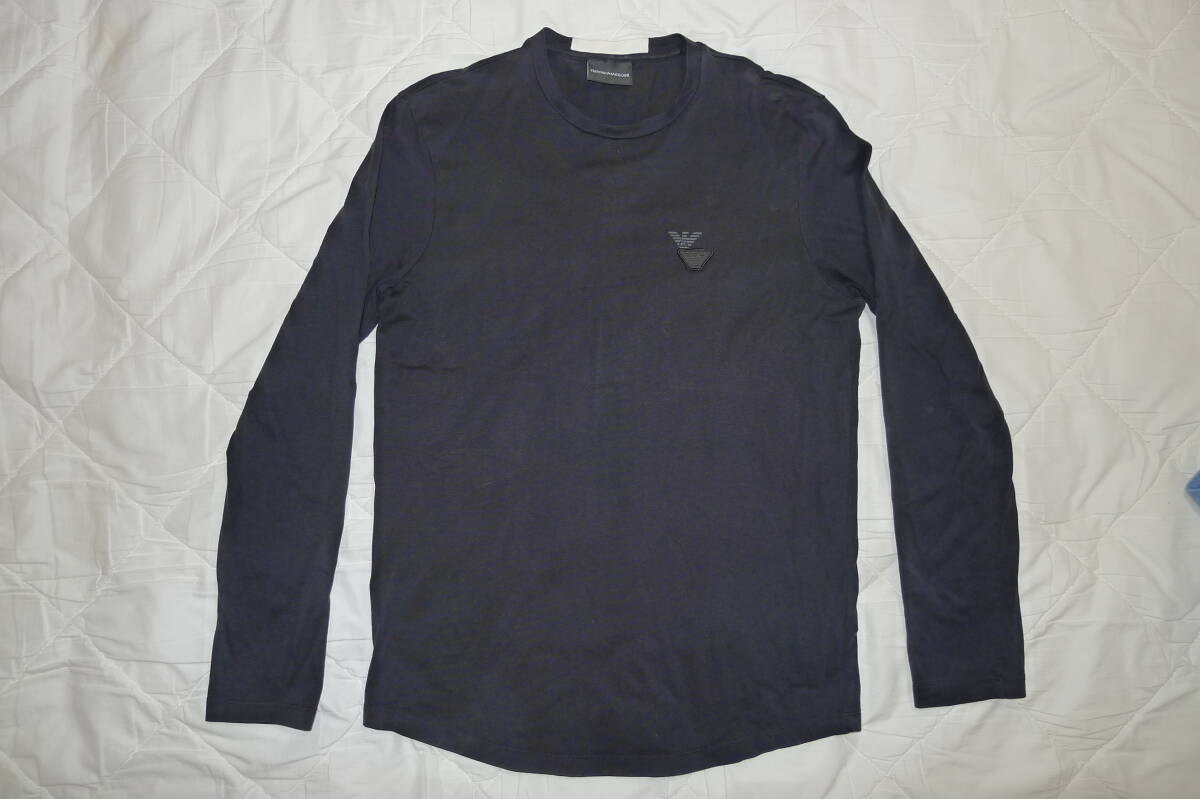 ★早い者勝ち!JPN正規品★参考定価30,800円★コットン素材★EMPORIO ARMANI エンポリオ・アルマーニ★長袖Tシャツ カットソー L~XL★拍卖