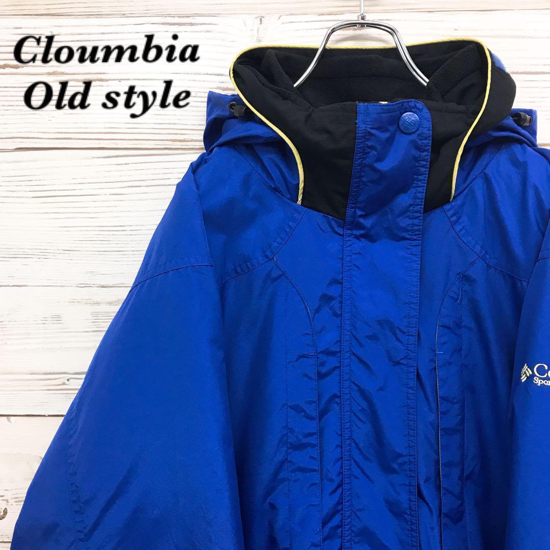 《希少》Cloumbia コロンビア☆ナイロンジャケット L ブルー NJ153拍卖