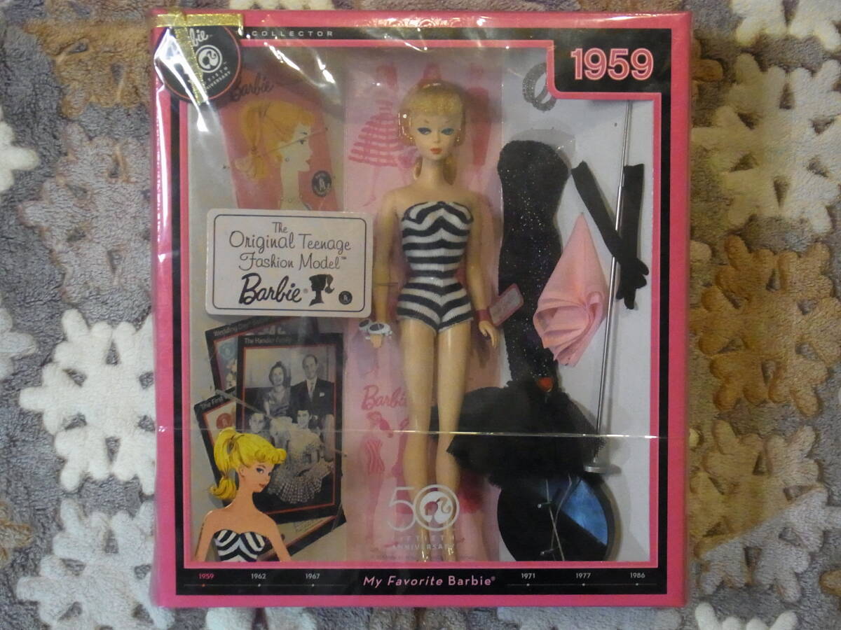 50周年記念 №1バービー スワール ポニーテール ゼプラ ストライプ/ ソロインザ スポットライト(ドレス)拍卖