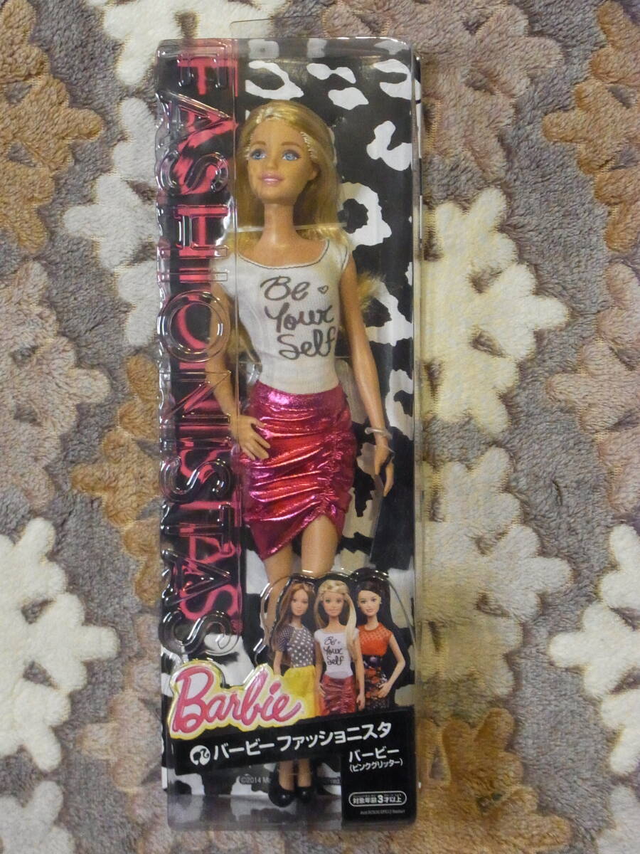 バービー ファッショ二スタ ピンクグリッダー拍卖
