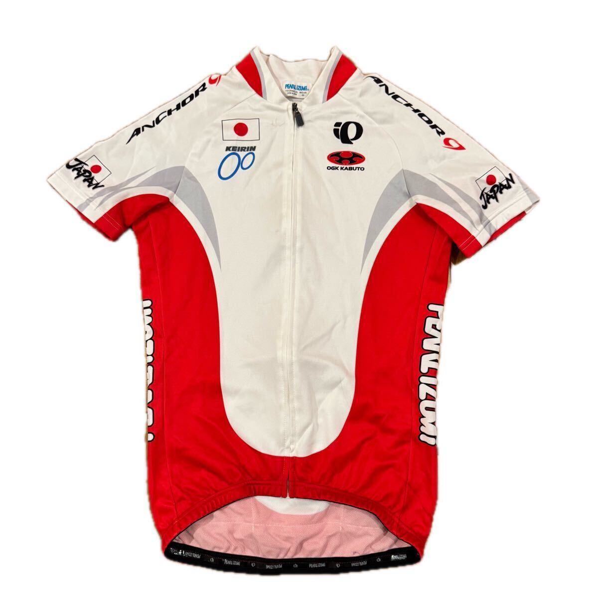 美品 PEARLIZUMI パールイズミ製 自転車競技 日本代表チーム サイクルジャージ ユニフォーム M 競輪拍卖
