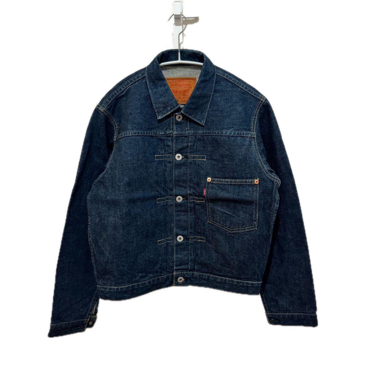 Levi'sリーバイス71506-XX 大戦モデル復刻1ST デニムジャケット J02 93年製 ファースト 濃紺拍卖