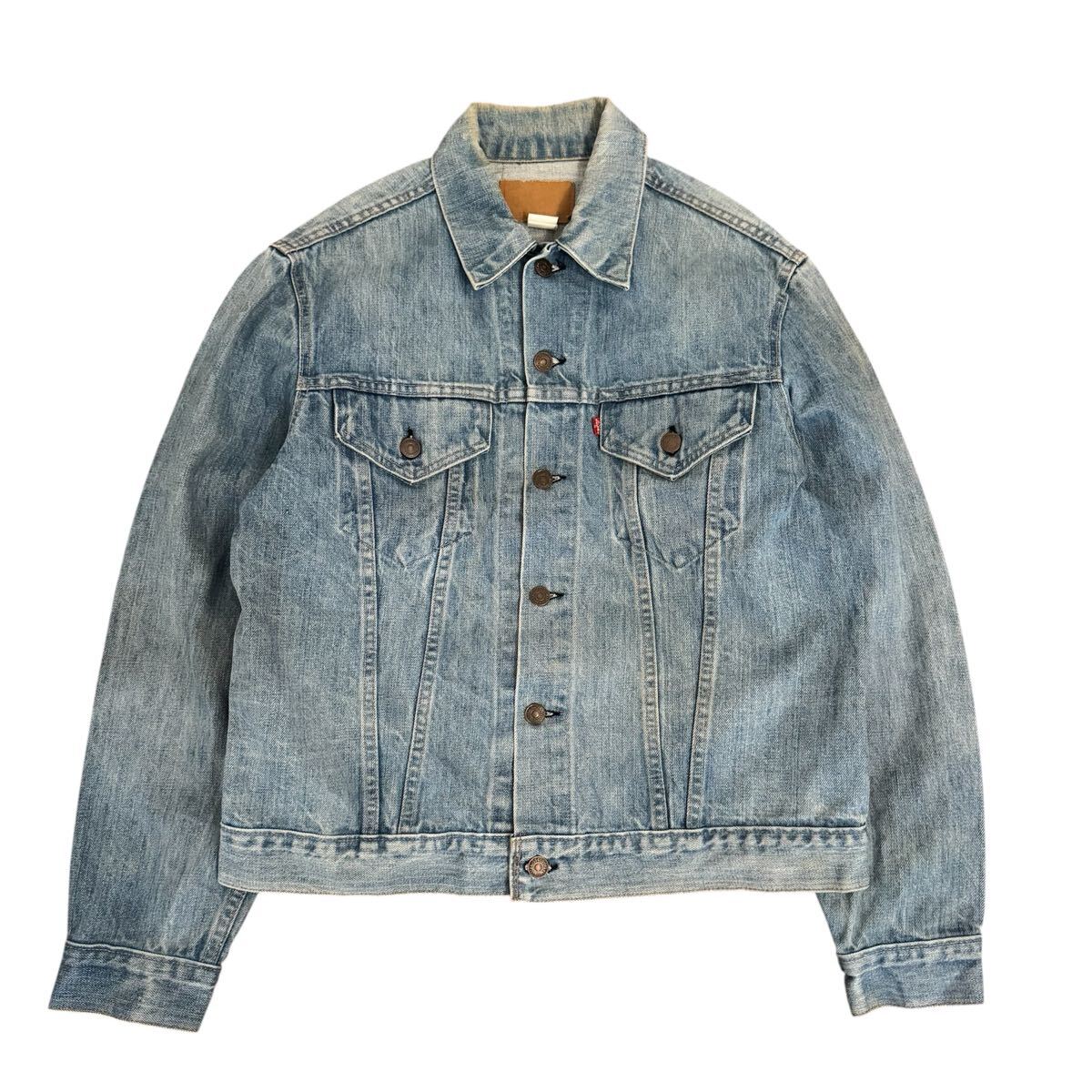 70s 80s Levis リーバイス 70505-0213 USA製ボタン裏52 3rdデニムジャケット Gジャン トラッカージャケット 42 拍卖