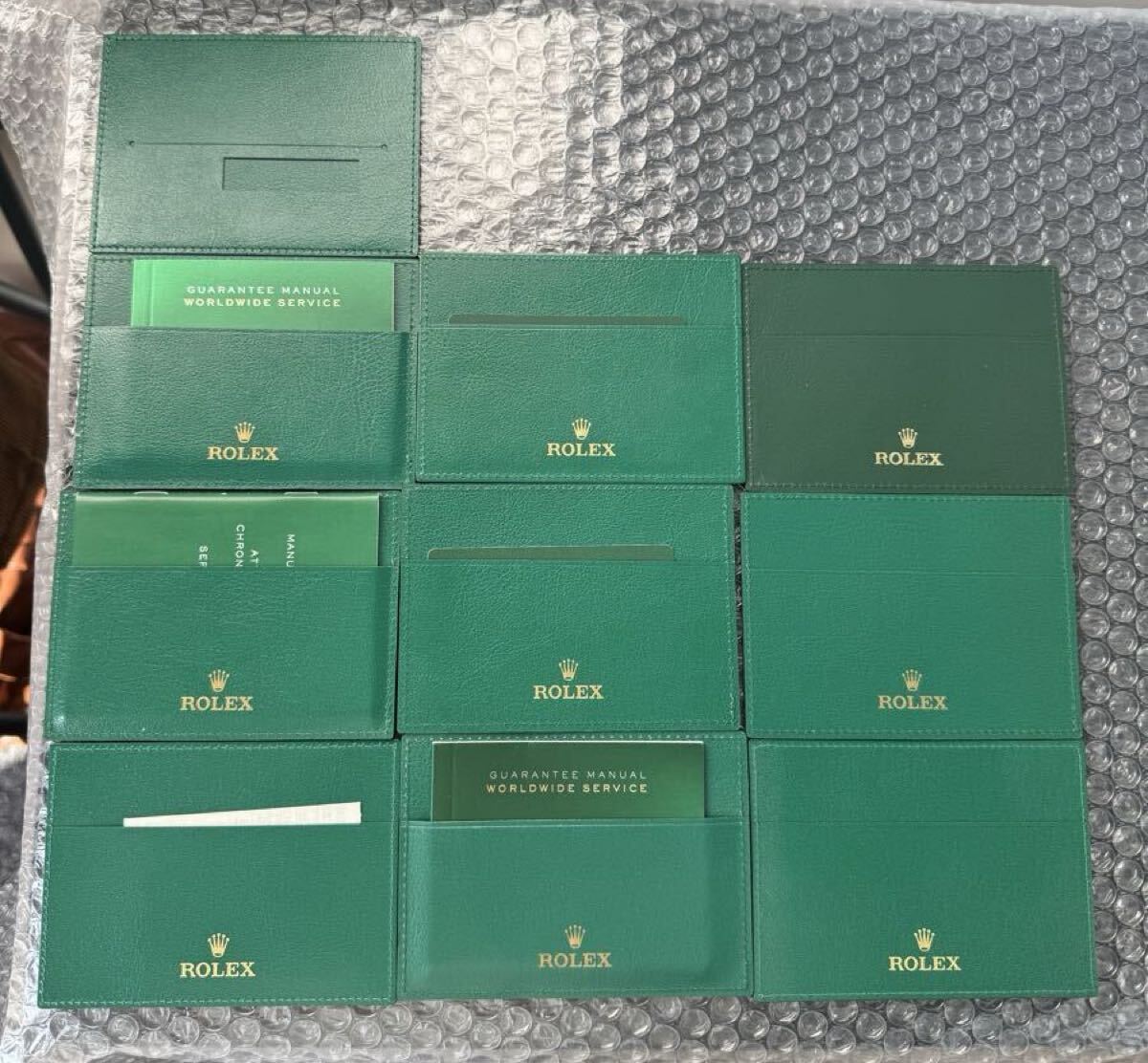 ロレックス ギャランティケース10枚セット ROLEX 付属品のみ拍卖
