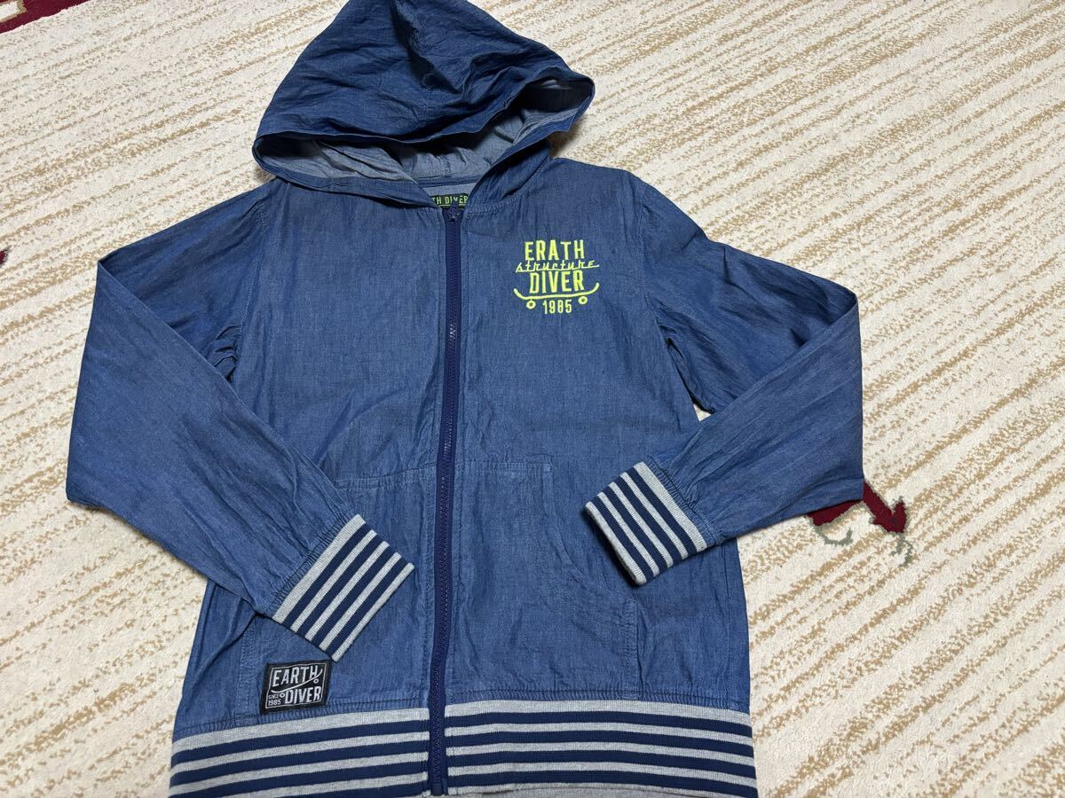 キッズ パーカー 150 綿100% 男の子拍卖