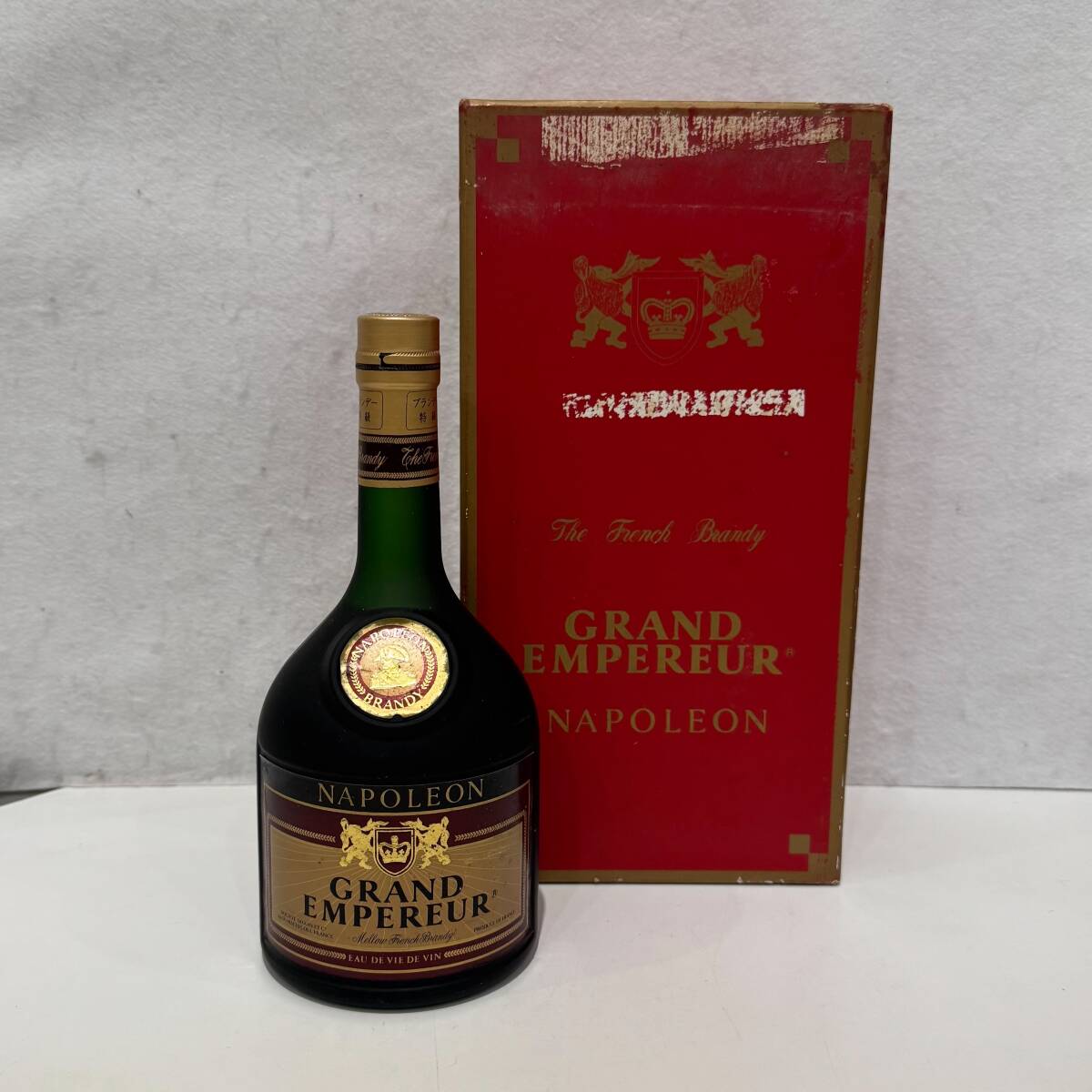 ☆未開栓☆ 古酒 GRAND EMPEREUR NAPOLEON BRANDY グランドエンペラー ナポレオン ブランデー 700ml 40% 箱入り拍卖