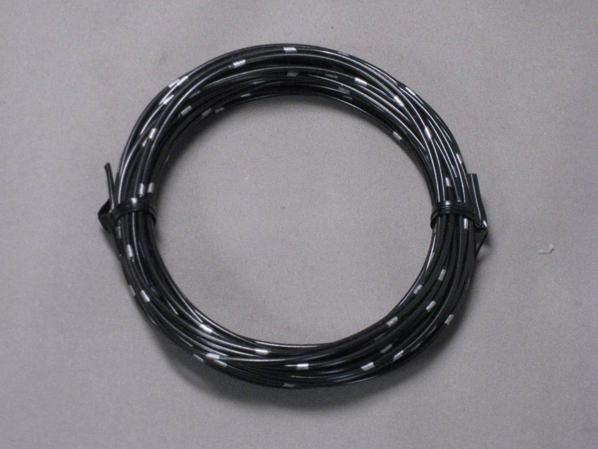 ★自動車用薄肉型低圧電線-黒(AVSS-0.5) 10m=310円即決、自動車配線やカーオーディオ配線等に如何ですか?★ 拍卖