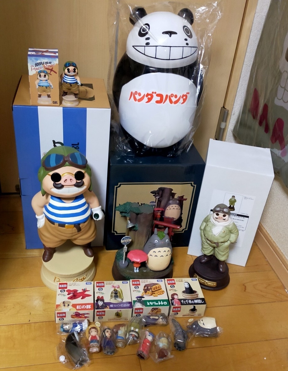 スタジオジブリ まとめて7 (となりのトトロ、魔女の宅急便、紅の豚、ハウルの動く城、猫の恩返し)拍卖