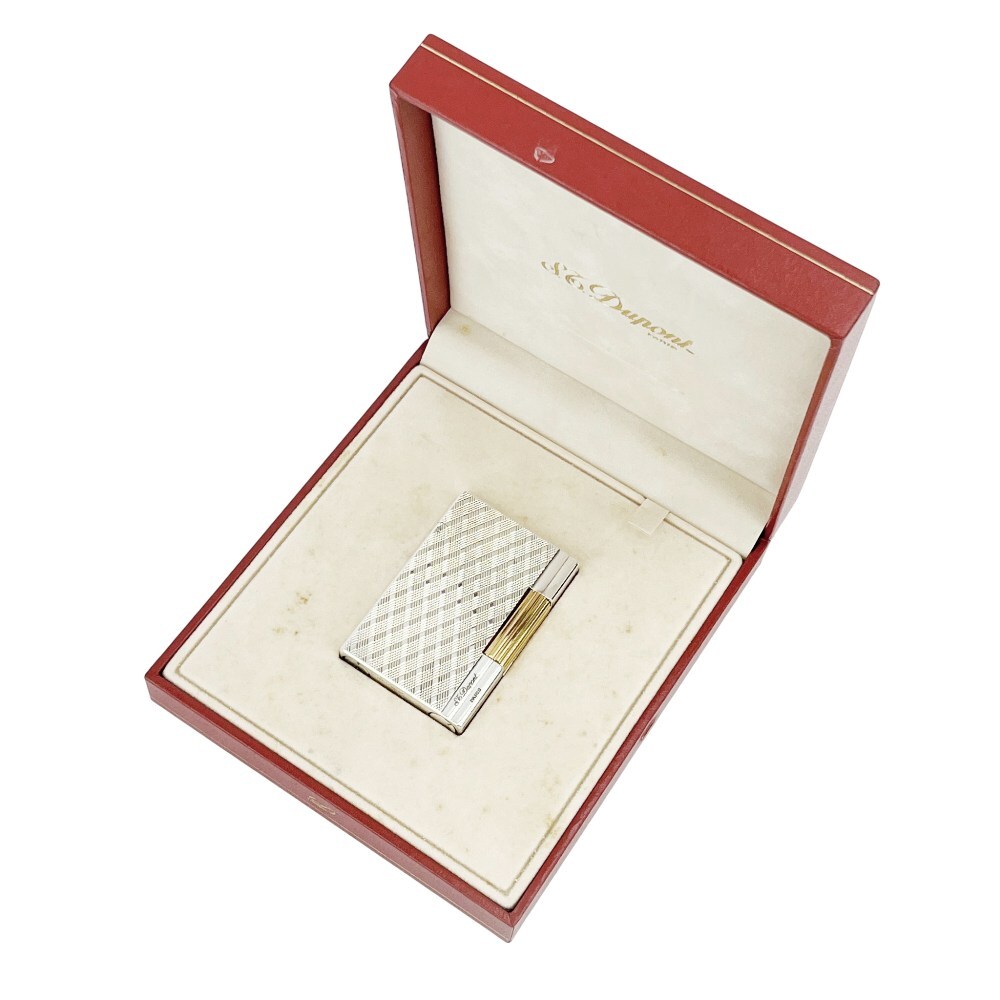 ■1円~■新同■ デュポン ライター 煙草 タバコ シルバー ゴールド SS GP 箱 1スタ 【448195】11拍卖