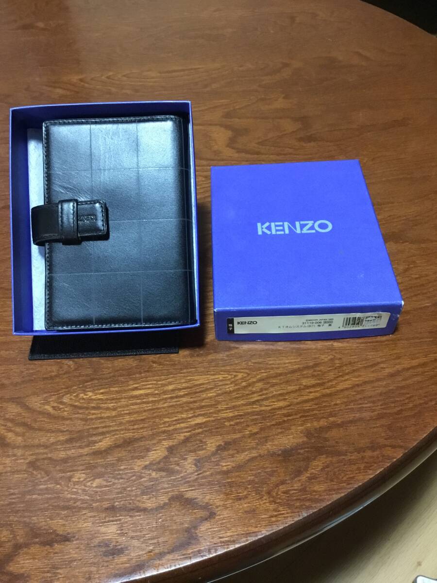 KENZO KTオムシステム<B7>格子 黒 ミドリ 未使用拍卖