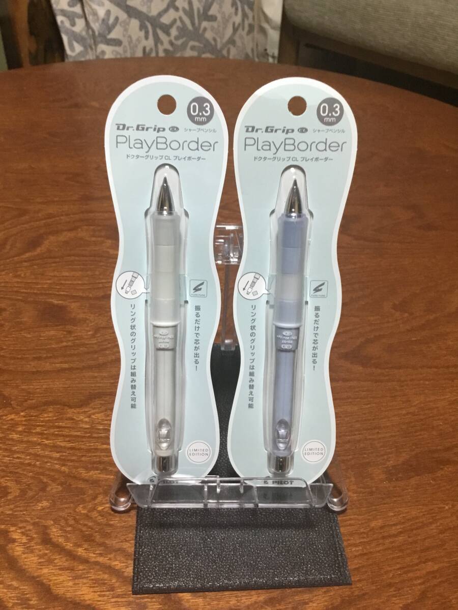 ドクターグリップ CL プレイボーダー 0.3mm ホワイト ブルー 未使用拍卖