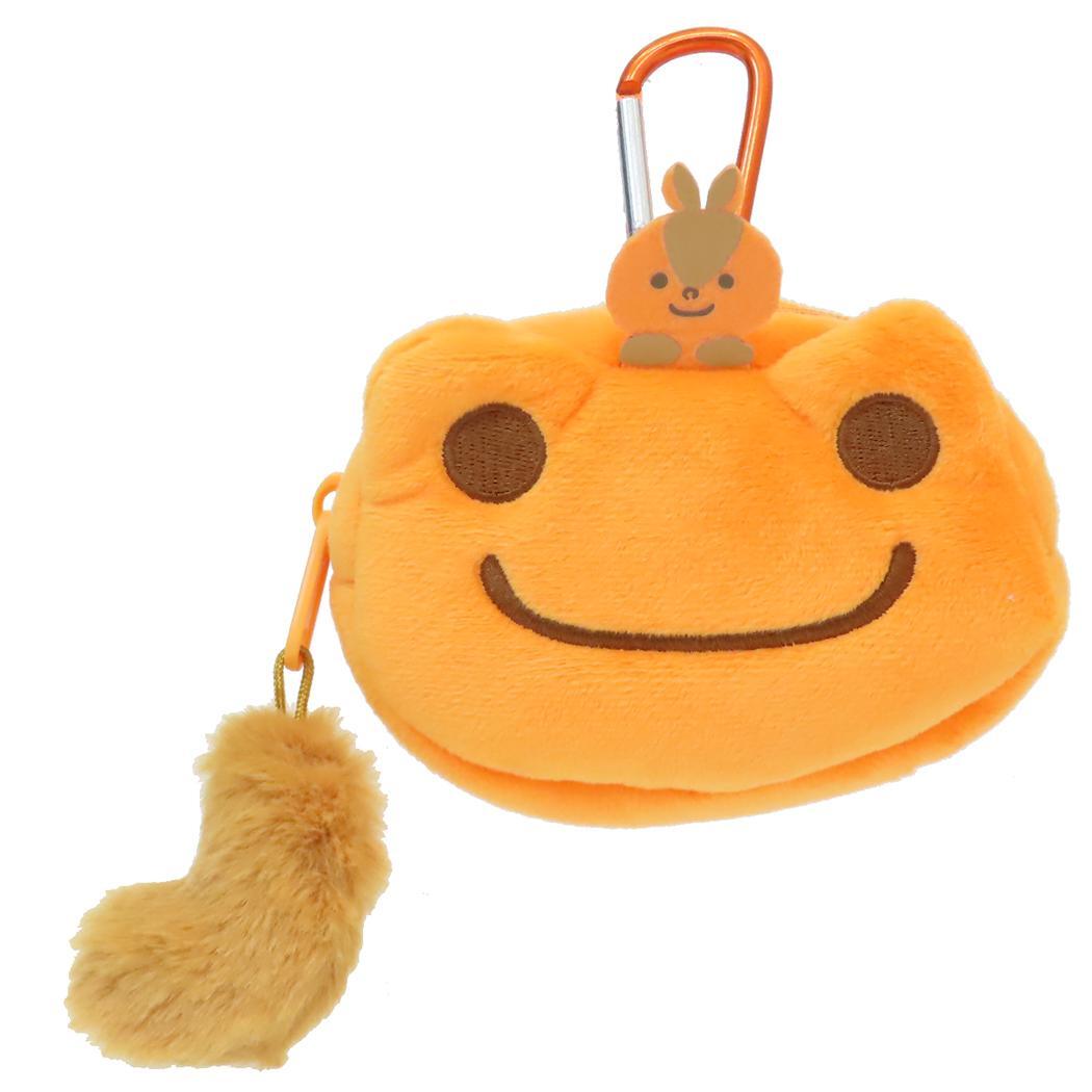 かえるのピクルス ミニポーチ ピクルス with カラビナポーチ アーモンド だいだい ナカジマ 小物入れ キャラクター グッズ拍卖