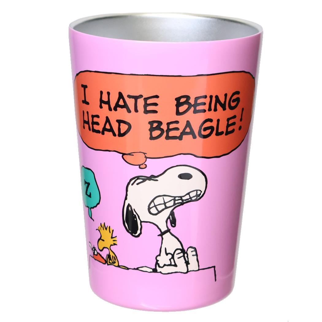 スヌーピー 保温保冷コップ ステンレスタンブラー 460ml PINK ピーナッツ 大西賢製販 プレゼント キャラクター グッズ拍卖
