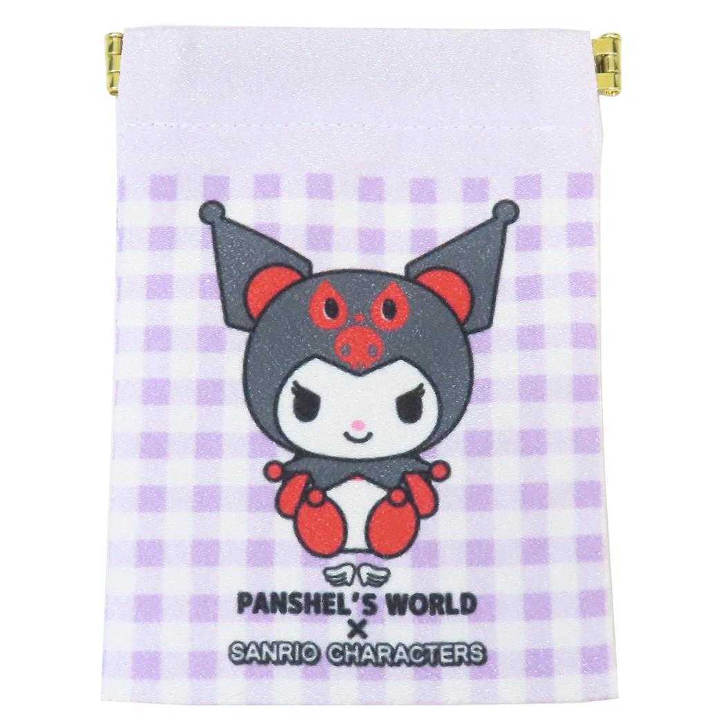 パンシェルxサンリオキャラクターズ ミニポーチ バネ口金ポーチ パンシェルxクロミ サンリオ マリモクラフト 小物入れ キャラクタ拍卖
