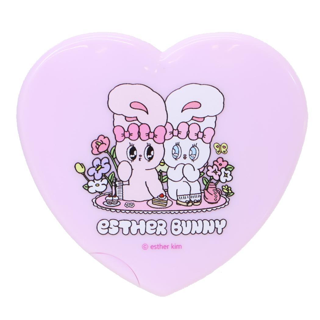 エスターバニー 手鏡&くし ハート型ミラーコーム リボンバニー&クリームバニー ティーズファクトリー コンパクトミラー ハンドミラ拍卖