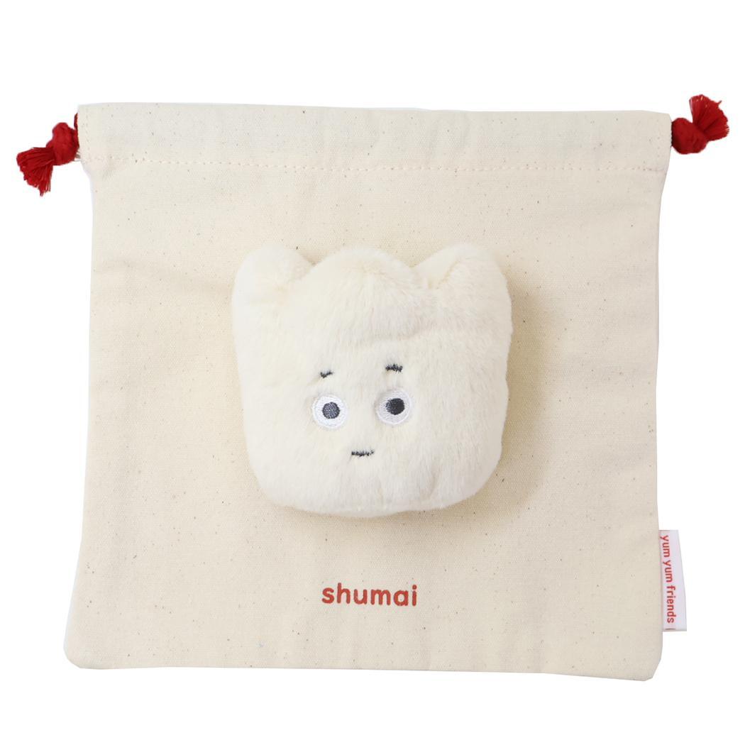 YUM YUM FRIENDS 巾着袋 きんちゃくポーチ しゅうまい エフエービージャパン 小物入れ かわいい グッズ拍卖