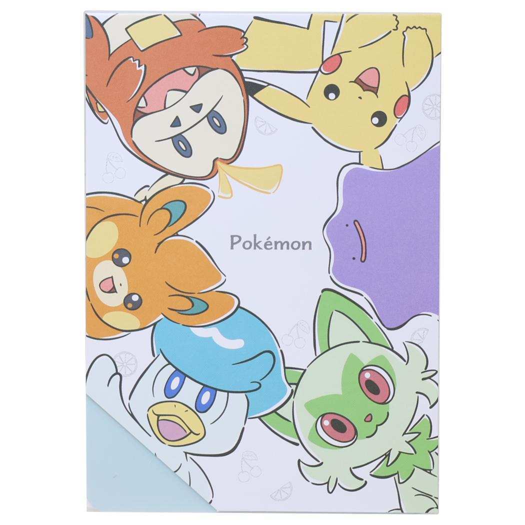 ポケットモンスター メモ帳 クリアシートメモ A6 ポケモンの輪 ポケモン カミオジャパン 下敷き付きメモ 新学期準備文具 かわい拍卖