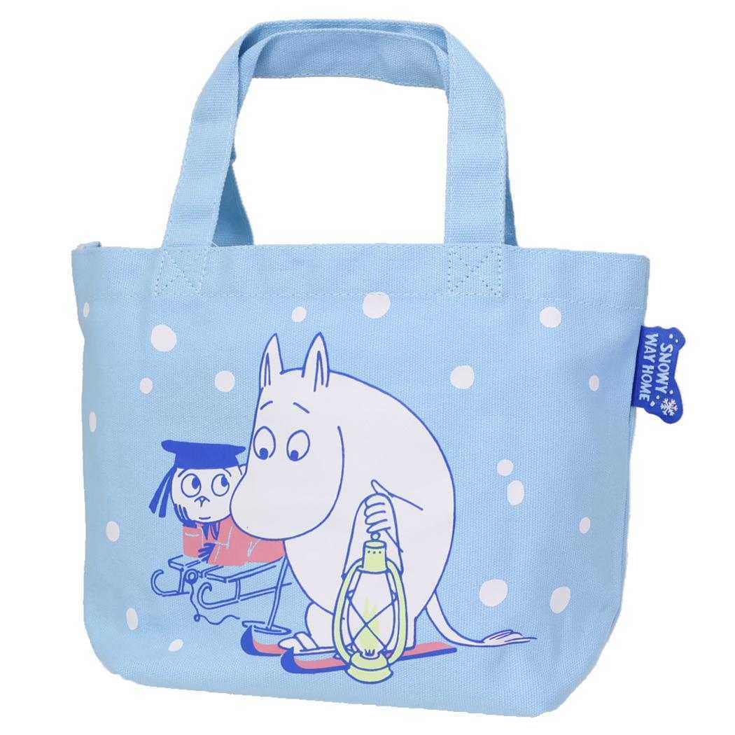 ムーミン ランチバッグ カラーマチ付バッグ 雪 北欧 スモールプラネット お弁当かばん キャラクター グッズ拍卖