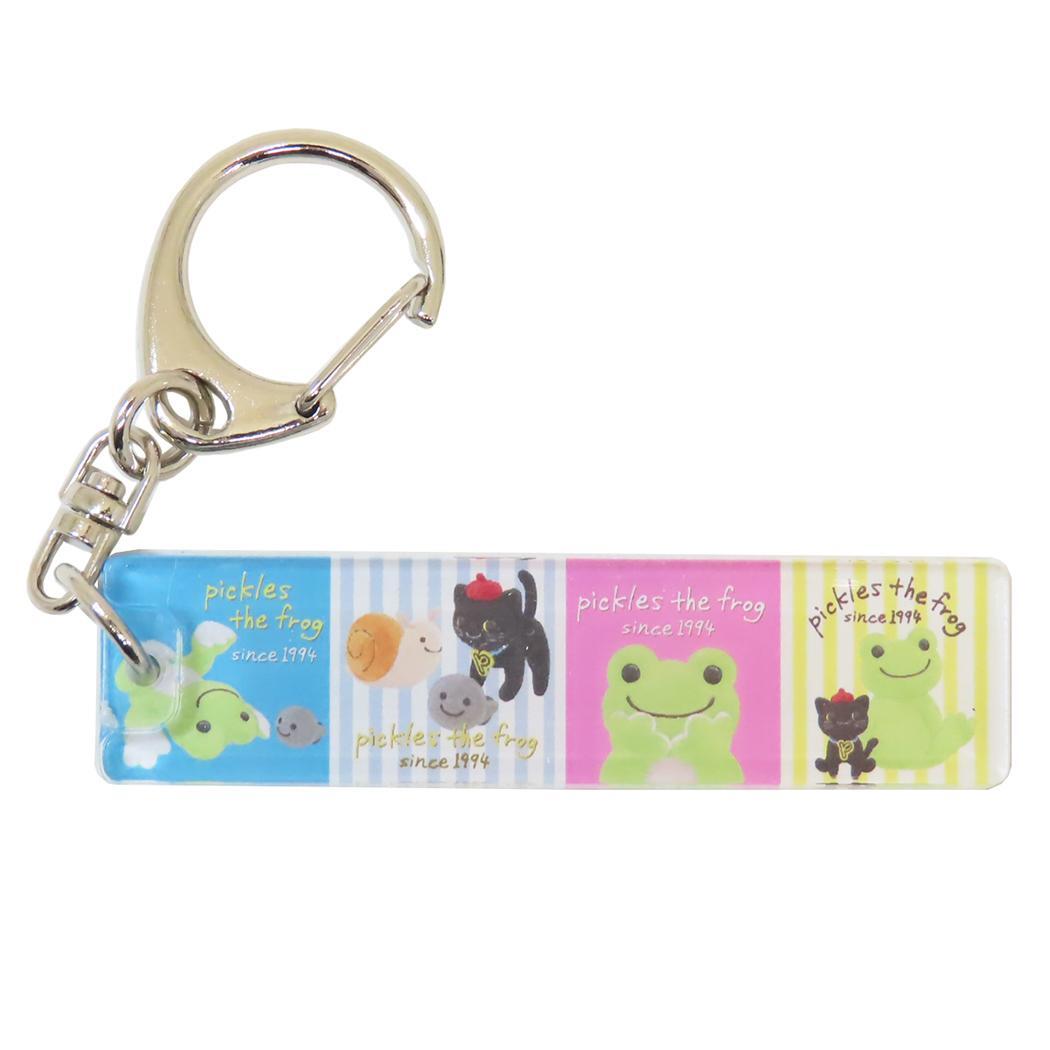 かえるのピクルス キーリング アクリルスティックキーホルダー Puffy Green 牛久保工芸社 アクリルキーホルダー アクキー拍卖