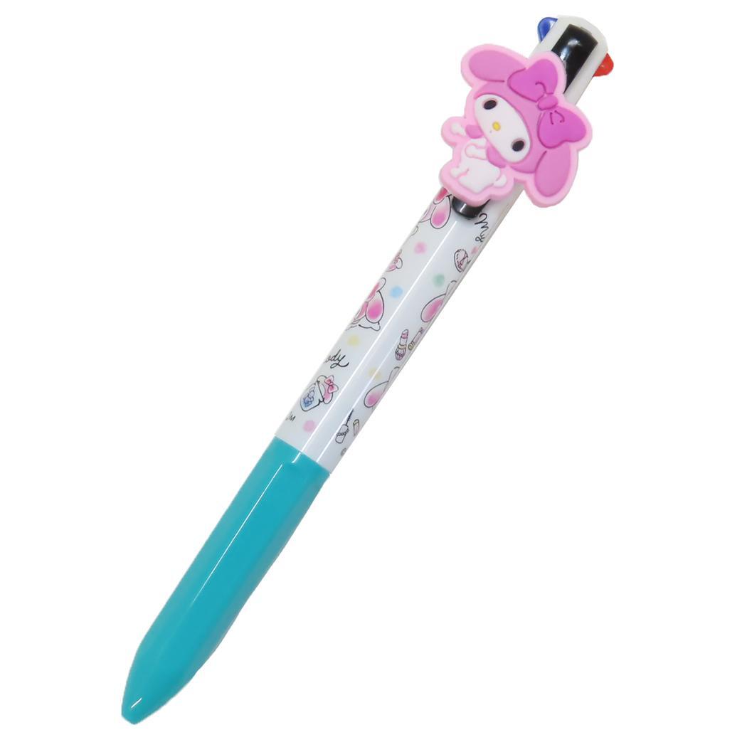 マイメロディ ボールペン マスコット付き4色ボールペン サンリオ アイプランニング カラーペン 文房具 キャラクター グッズ拍卖