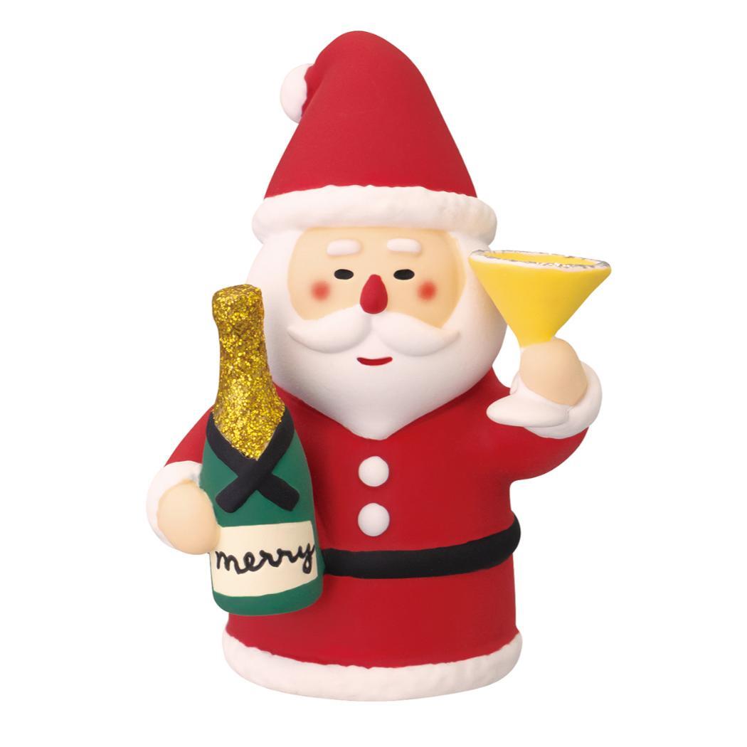 concombre マスコット merryシャンパンサンタ デコレ インテリア かわいい グッズ拍卖