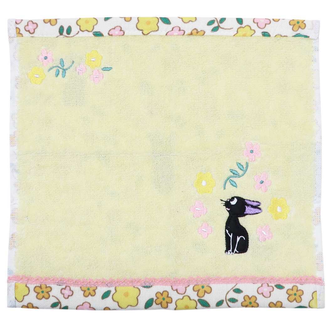 魔女の宅急便 スタジオジブリ キャラクター オーガニックコットンミニタオル 片面ガーゼハンカチタオル ボタニカルジジ プレゼント拍卖