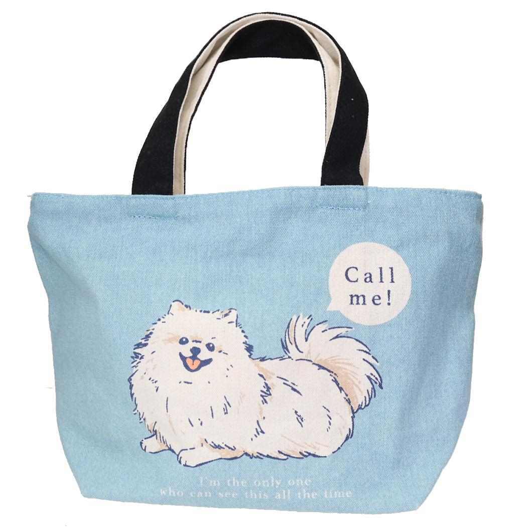 ランチバッグ ファスナー付きミニトートバッグ クッキーお呼ばれ LBL いぬ ミントイン お弁当かばん かわいい グッズ拍卖