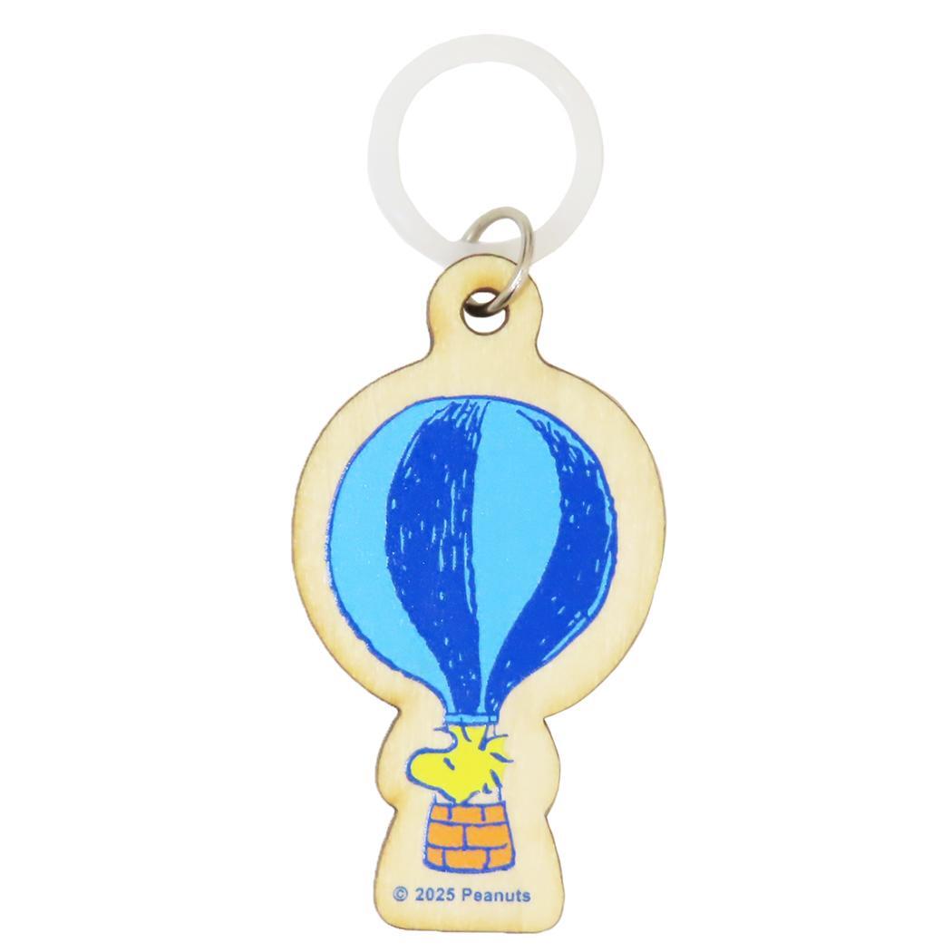 スヌーピー レイングッズ 木のオーナメント ウッドストック気球 ピーナッツ ナガノファクトリー めじるしチャーム 目印 傘マーカー拍卖