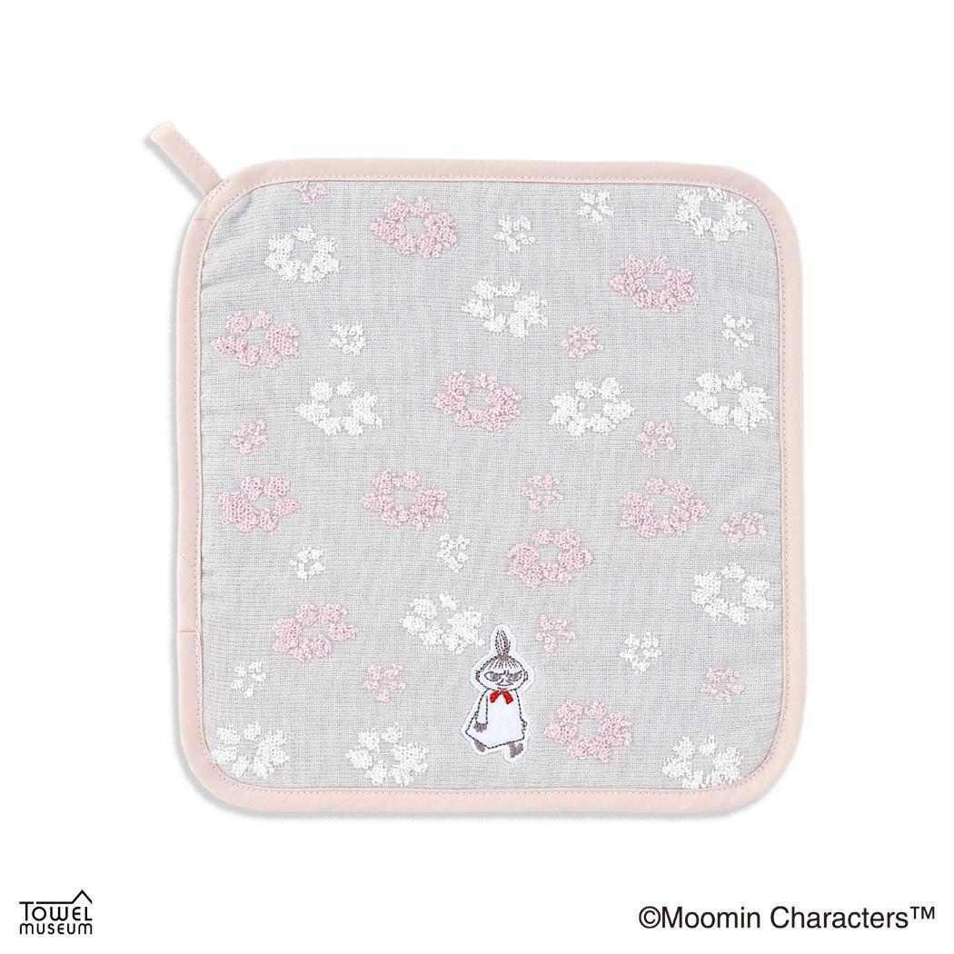 ムーミン ループタオル ガーゼパイル ループ付きタオルハンカチ 野花 リトルミイ ピンク 北欧 タオル美術館 プレゼント かわいい拍卖