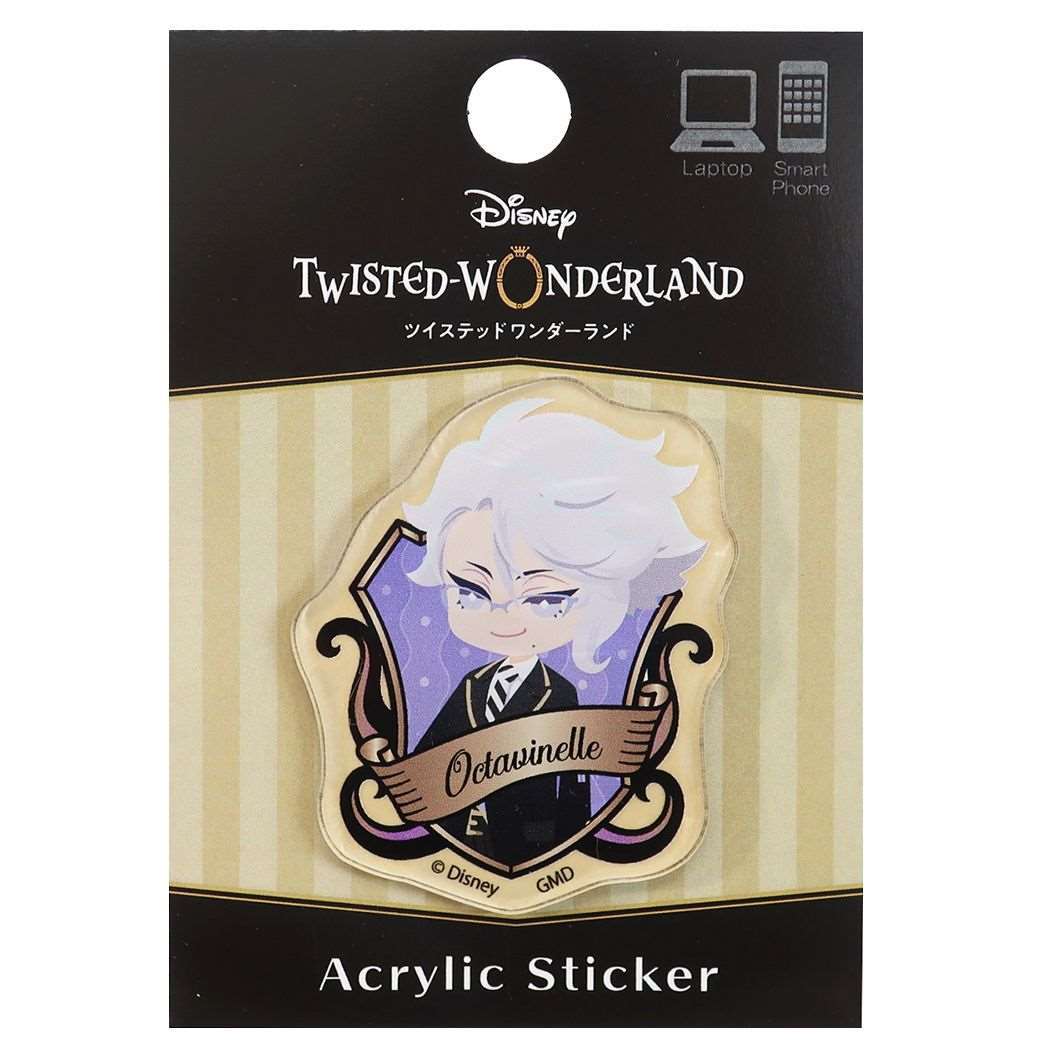 アクリル ステッカー ツイステッドワンダーランド アズールアーシェングロッド ディズニー デコシール コレクション雑貨拍卖
