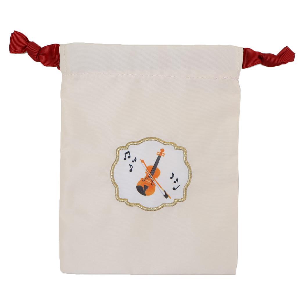 Music Ensemble きんちゃく袋 巾着 バイオリン Green Flash 小物入れ かわいい グッズ拍卖