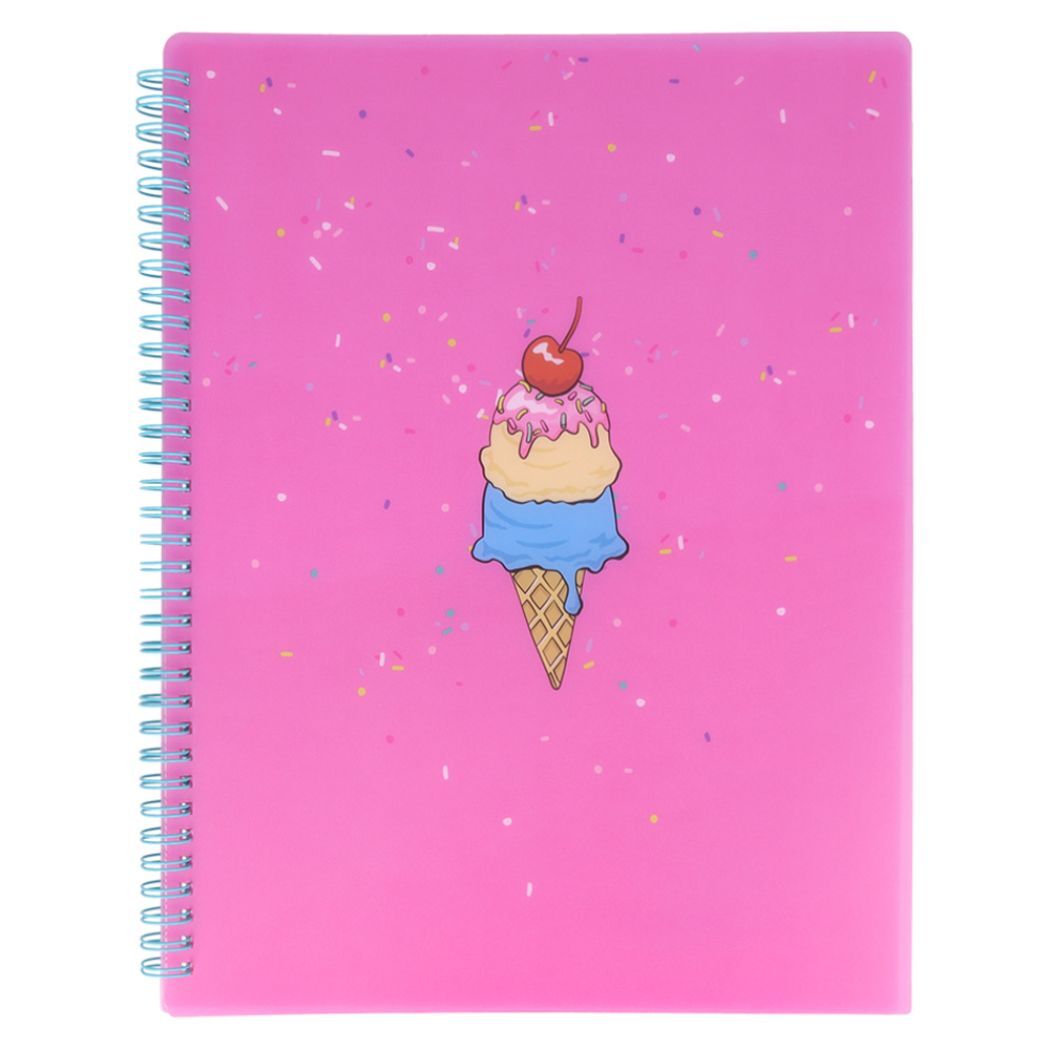 リングファイル リングポケットファイル パーティタイム アイス サンスター文具拍卖