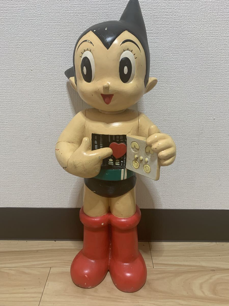 レア☆鉄腕アトム ソフビ フィギュア 昭和レトロ 当時物 ソフビ人形 特大フィギュア 約40cm拍卖