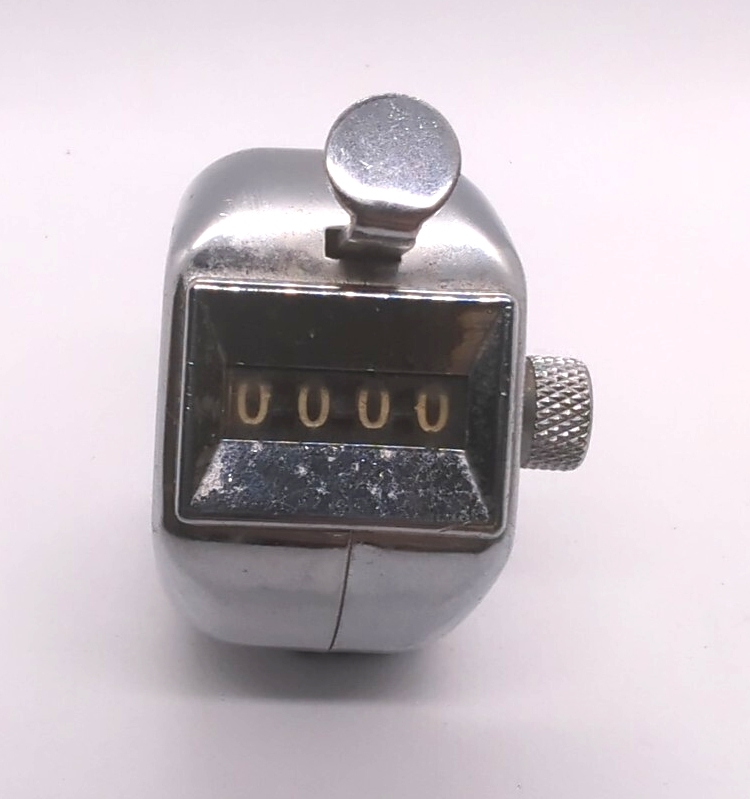 数取器 4桁 カウンター 手持ち カウント小型拍卖