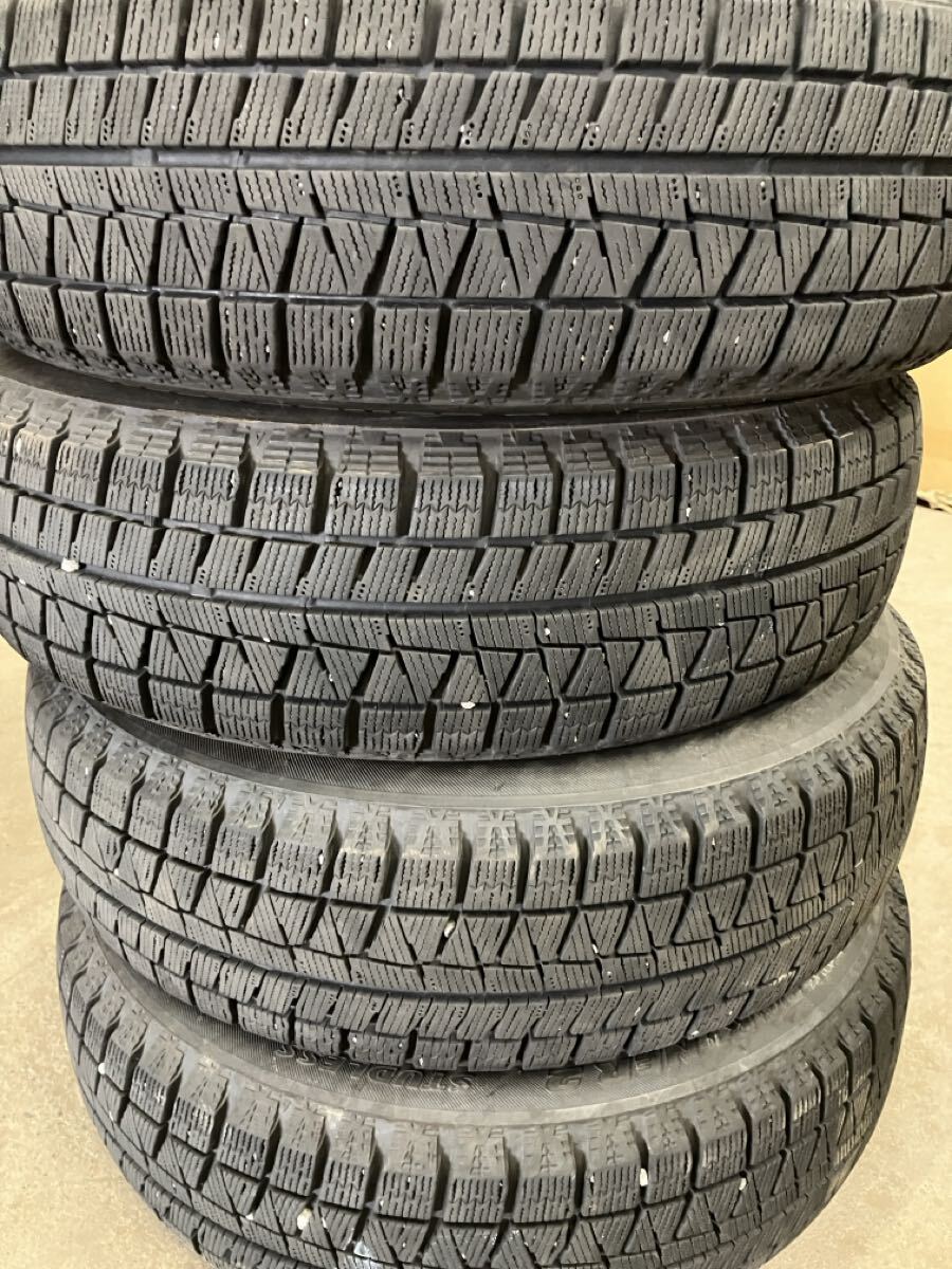 中古 ブリジストン冬タイヤセット 21年 7部山 アイスパートナー2 155/65/14 う拍卖