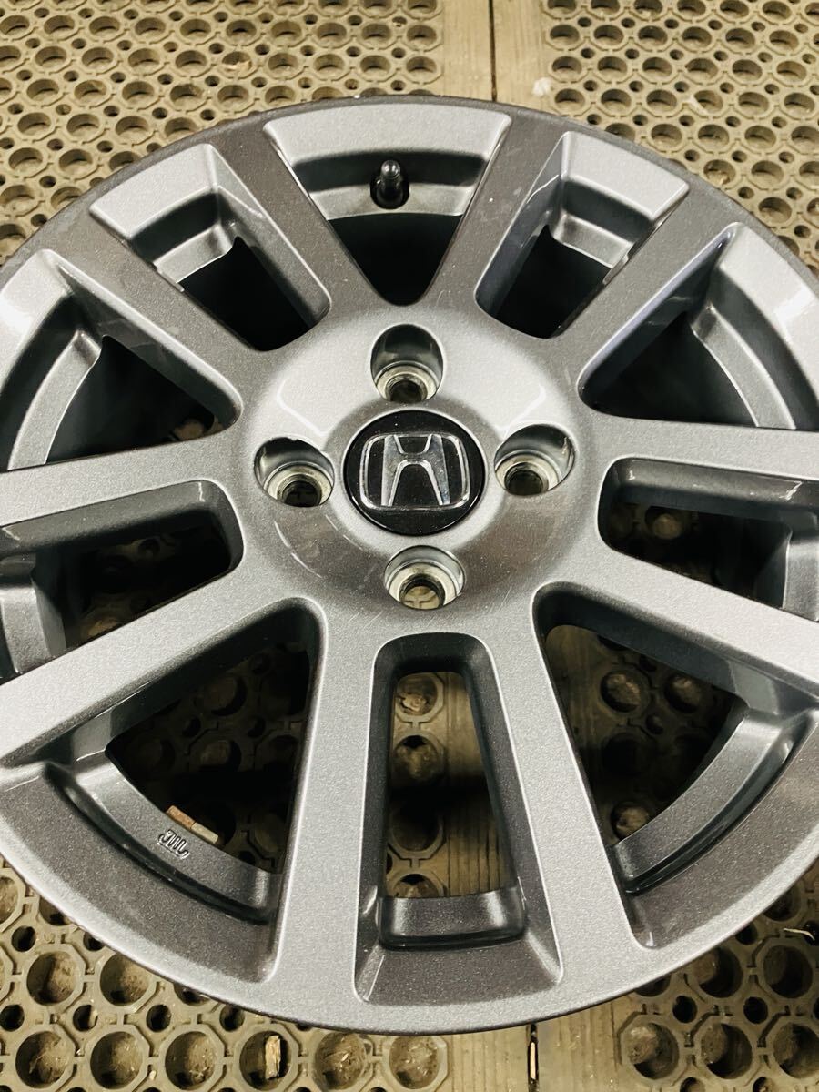 中古 ホンダ フィット GR系 ガンメタ 純正ホイール 15 6J オフ50 1本のみ拍卖