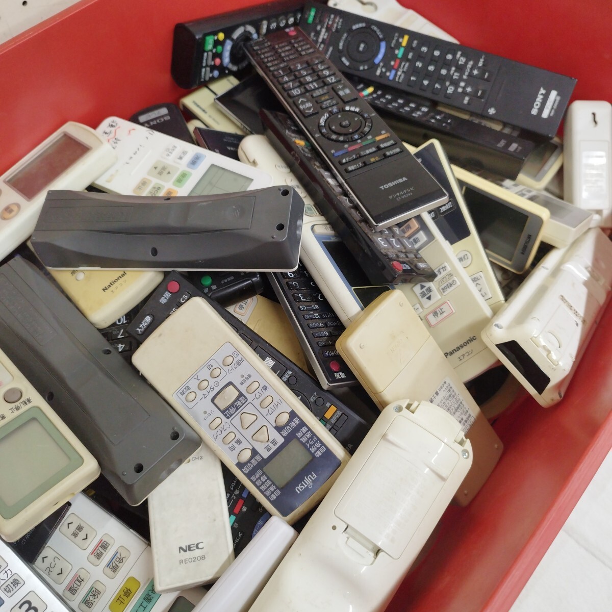 【1000円スタート】【100本】④ リモコン まとめ パナソニック シャープ ソニー 三菱 エアコン 照明 テレビ拍卖