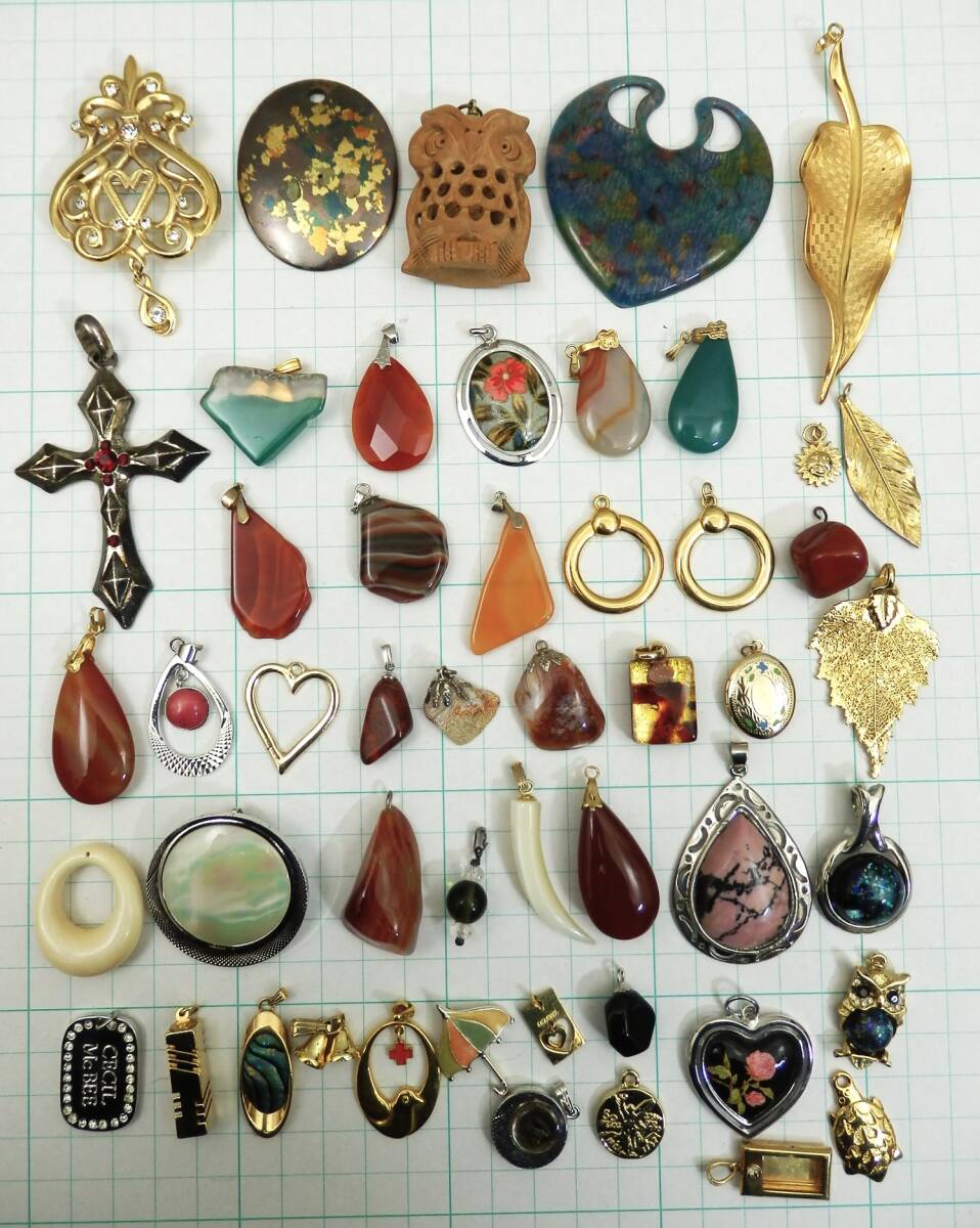 ペンダント・トップ 天然石等 色々まとめて 約318.9g 現状品 売り切り拍卖