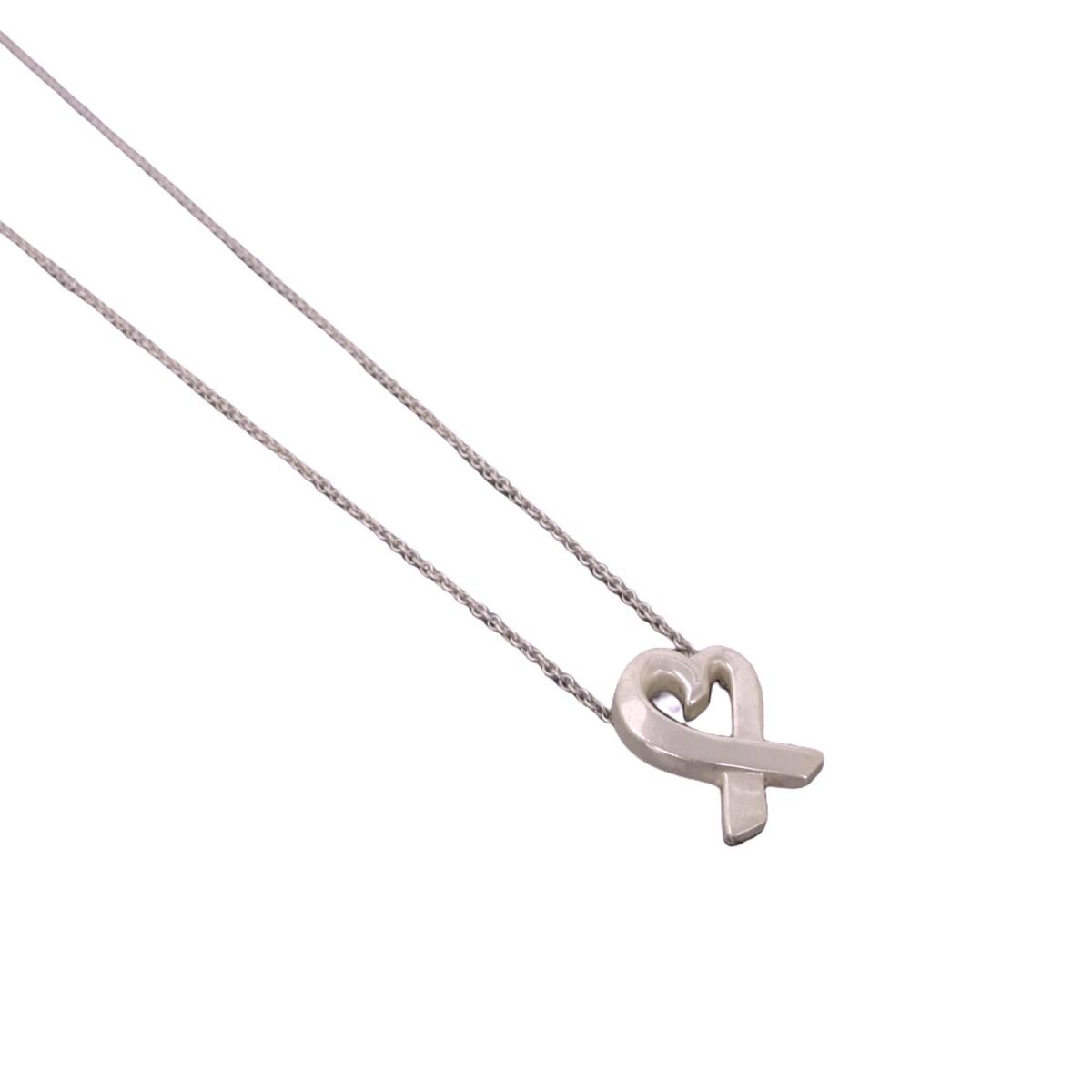 本物 良品■ティファニー■ラビング ハート パロマ ピカソ ネックレス ペンダント スターリングシルバー拍卖