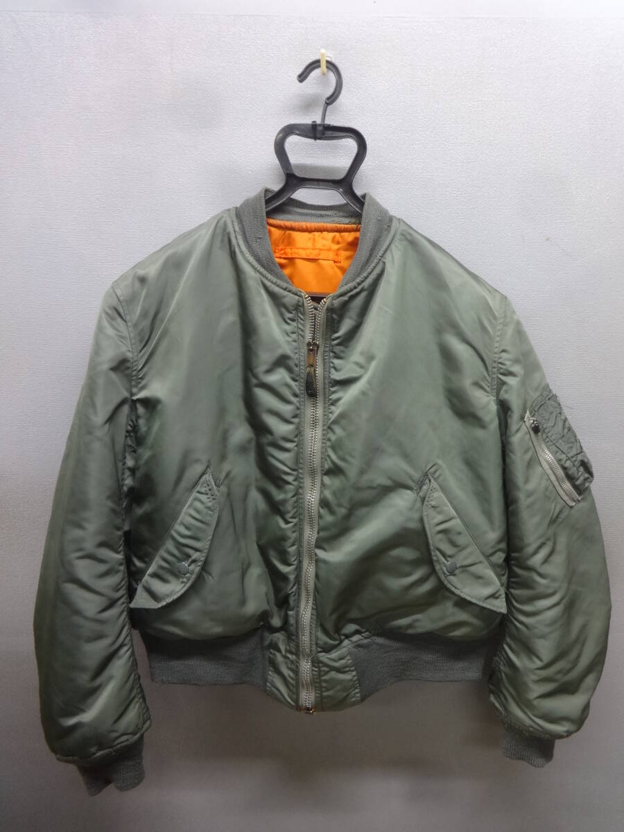 USAF MA-1 フライトジャケット MIL-J-8279E/実物・良品/Lサイズ拍卖