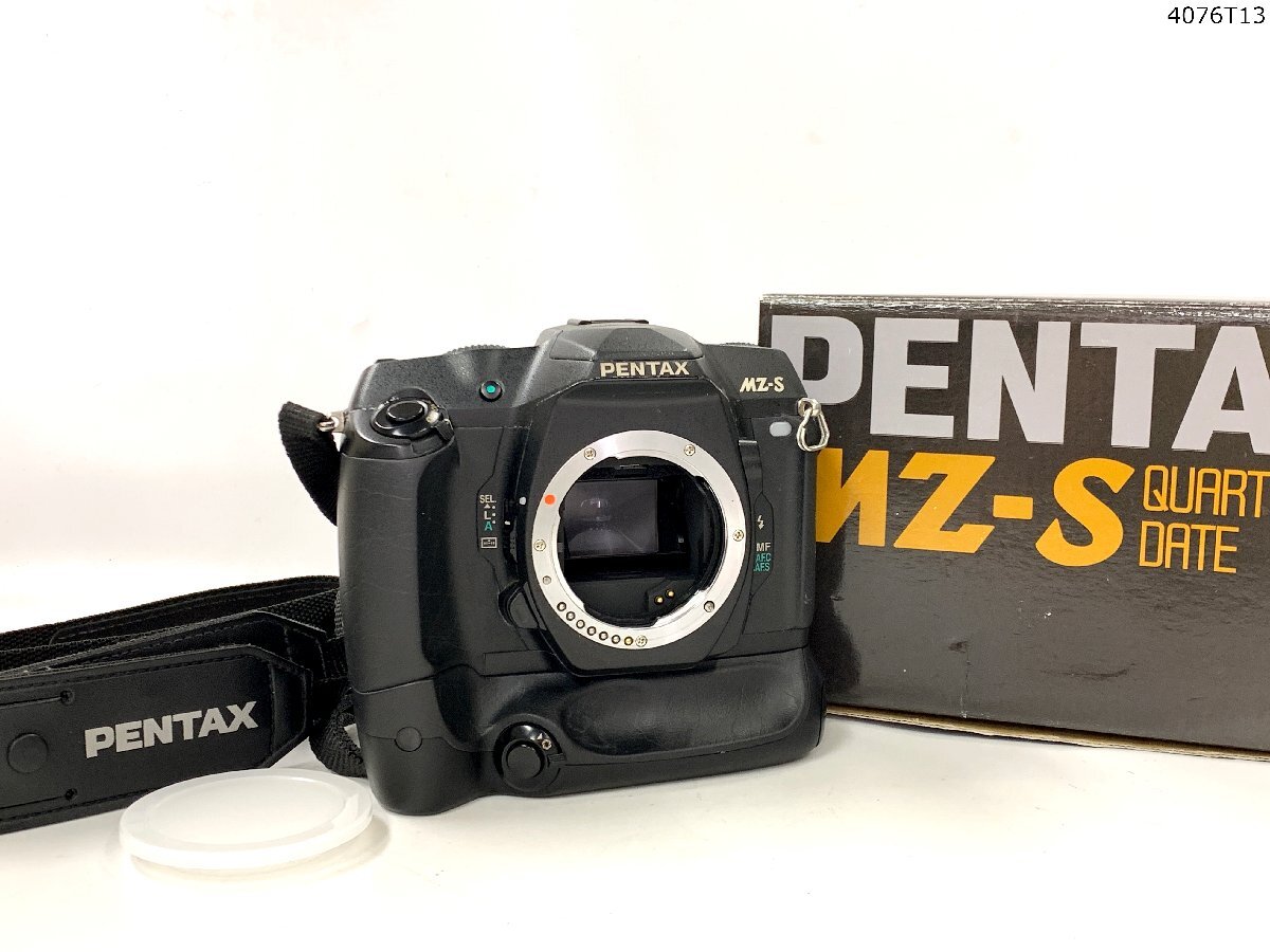 シャッターOK PENTAX ペンタックス MZ-S 一眼レフ フィルムカメラ ボディ バッテリーグリップ BG-10 箱 4076T13-10拍卖