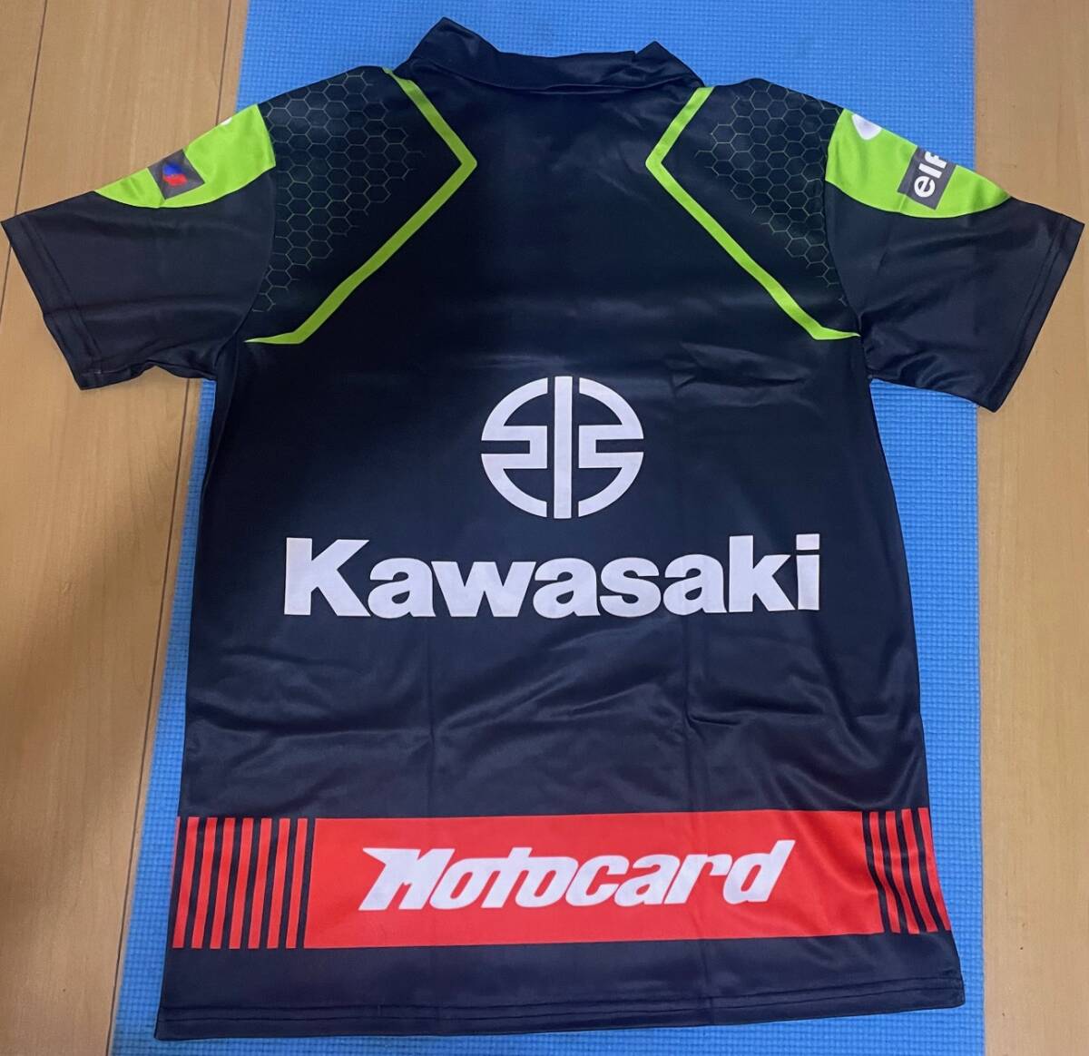MOTO GP kawasaki カワサキ レース ピット シャツ ウェアー クルー 8耐 サーキット拍卖