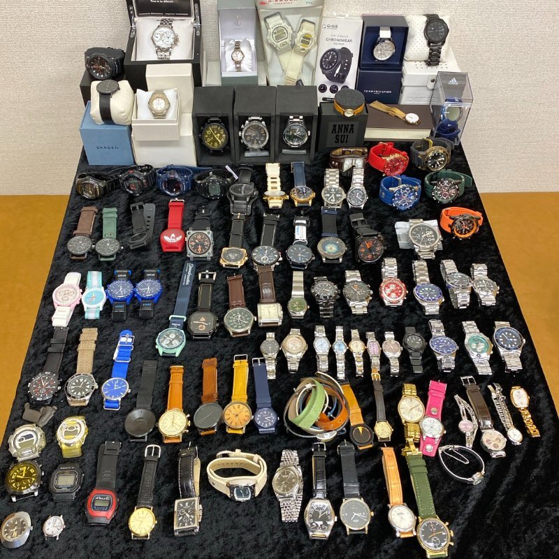 1円 動作未確認 100点以上 まとめ売り セイコー シチズン カシオ Gショック DIESEL等 その他ブランド 腕時計 まとめ 大量 時計 ジャンク拍卖