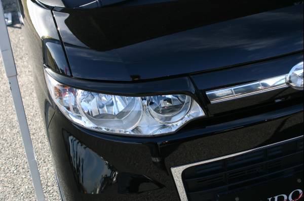 ダイハツ L375S タントカスタム アイライン FRP製 TANTO CUSTOM 未塗装品 アイラインガーニッシュ ヘッドライト拍卖